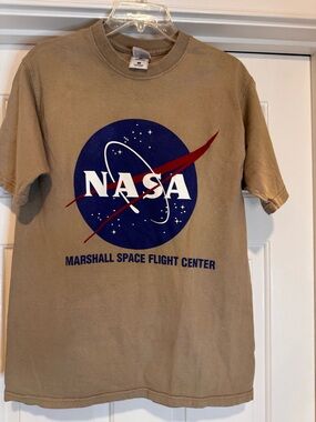 Fruit of the Loom Tan Crewneck Tee with Multicolor Fruit Logo